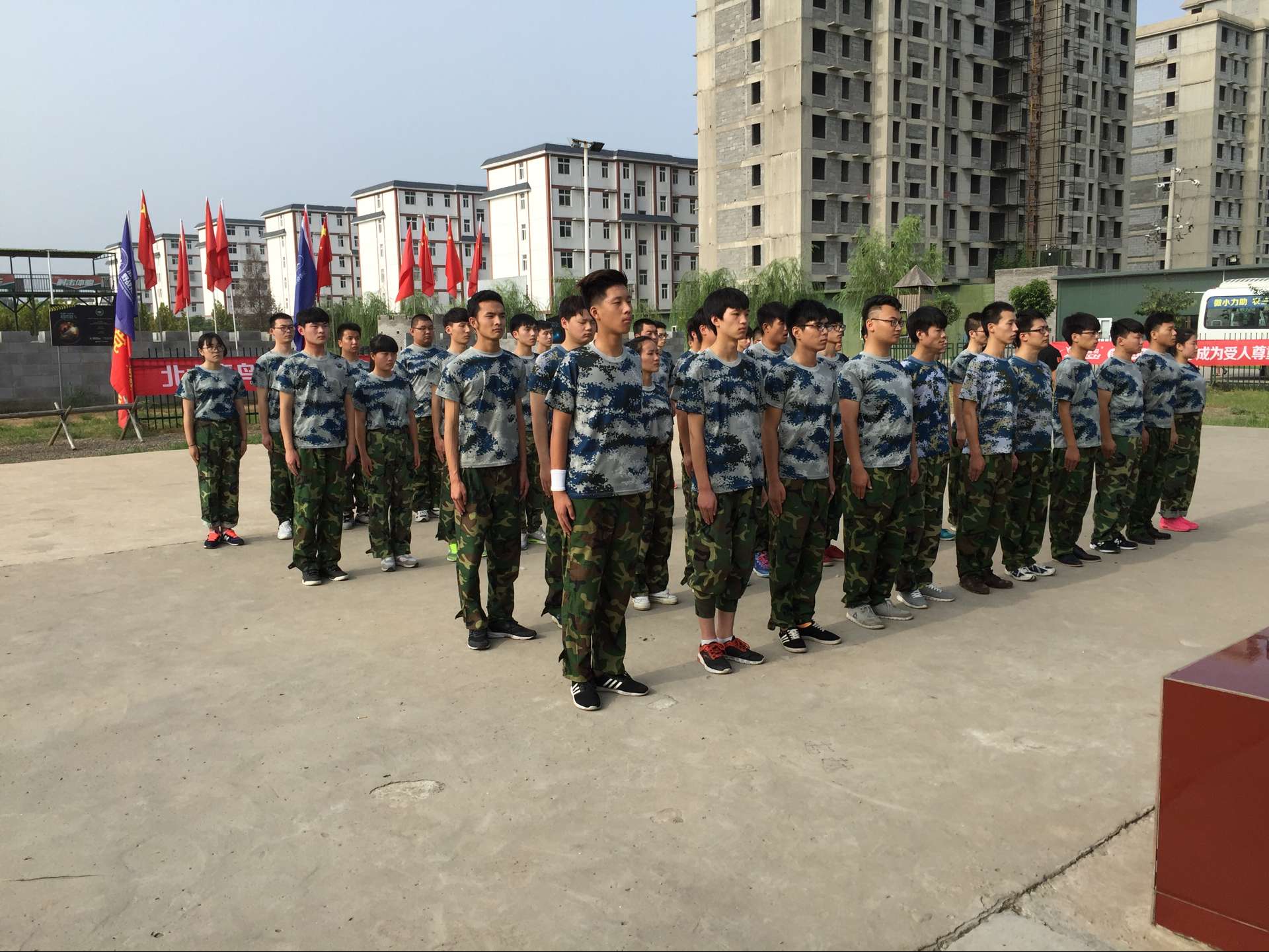 高温魔鬼训练洛阳融科孩子们威武