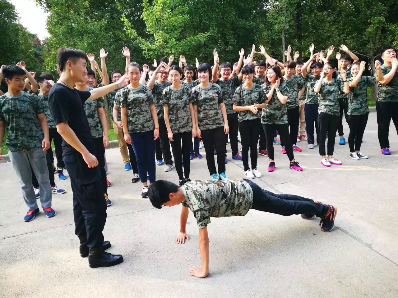 洛阳融科军训进行时