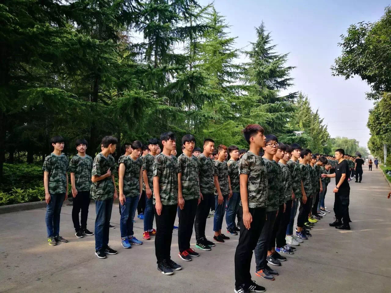 洛阳融科军训进行时